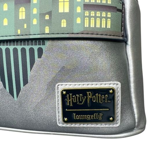 NEW Loungefly Harry Potter Hogwarts Castle Hedwig Mini Backpack - Picture 2 of 11